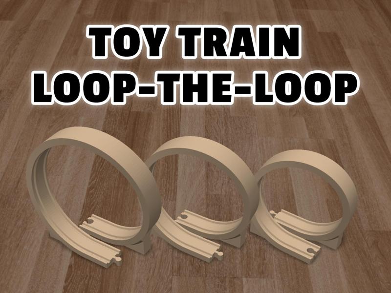 Toy Train Loop (for wooden train track set)