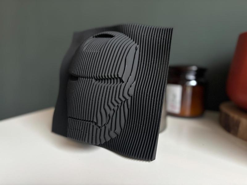 Iron Man layered sculpture Edition Black Wave