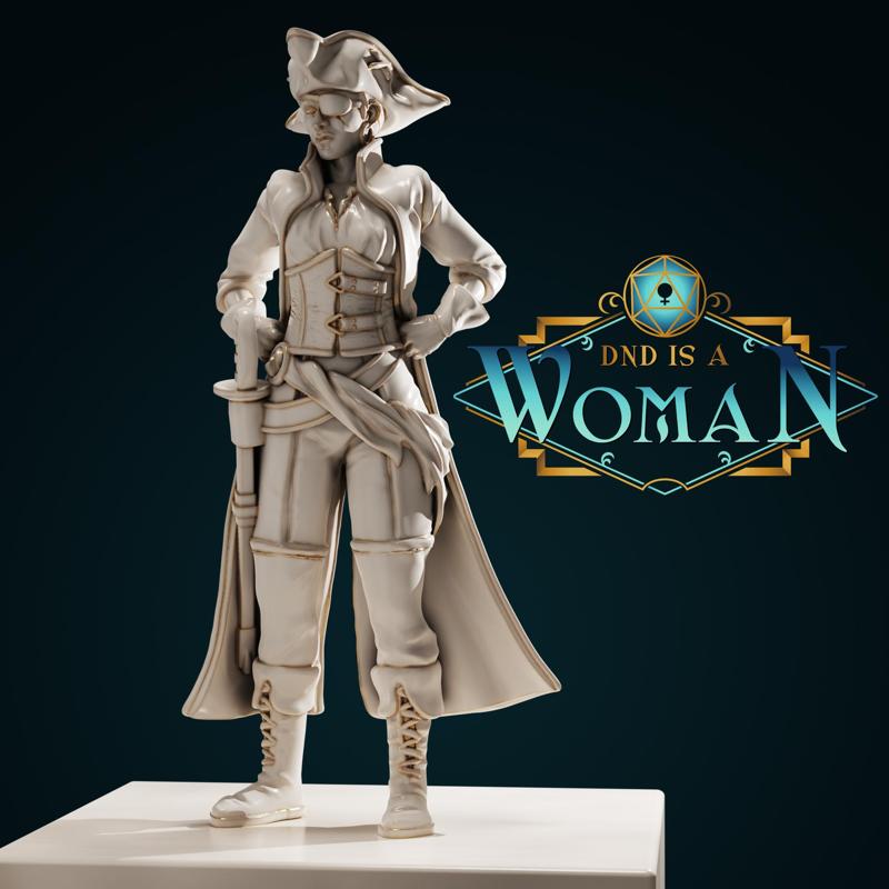 Human Fighter – Celia – 28/32mm and 75mm