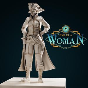 Human Fighter – Celia – 28/32mm and 75mm