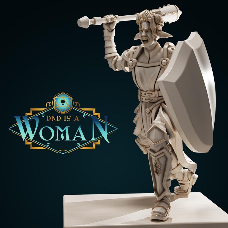 Firbolg Cleric – Annote – 28/32mm and 75mm