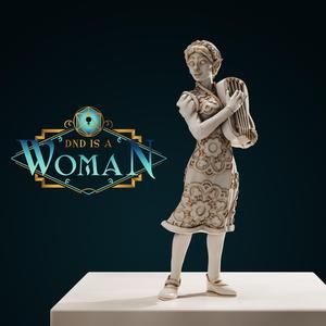 Halfling Bard – Elizabeth – 28/32mm and 75mm