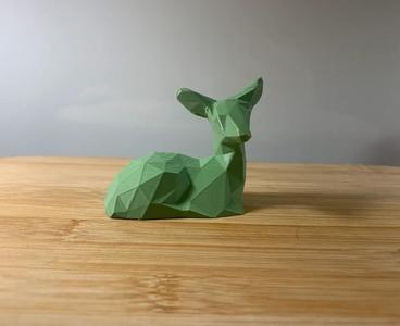 Low poly fawn