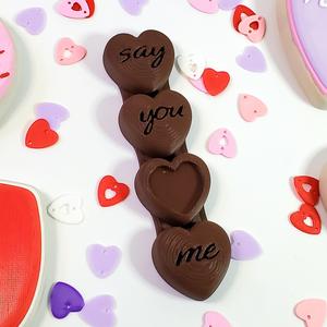 ‘Say You Love Me’ Heart-Shape Chocolate Candy Bar for Valentine’s Day :: Delicious Desserts!