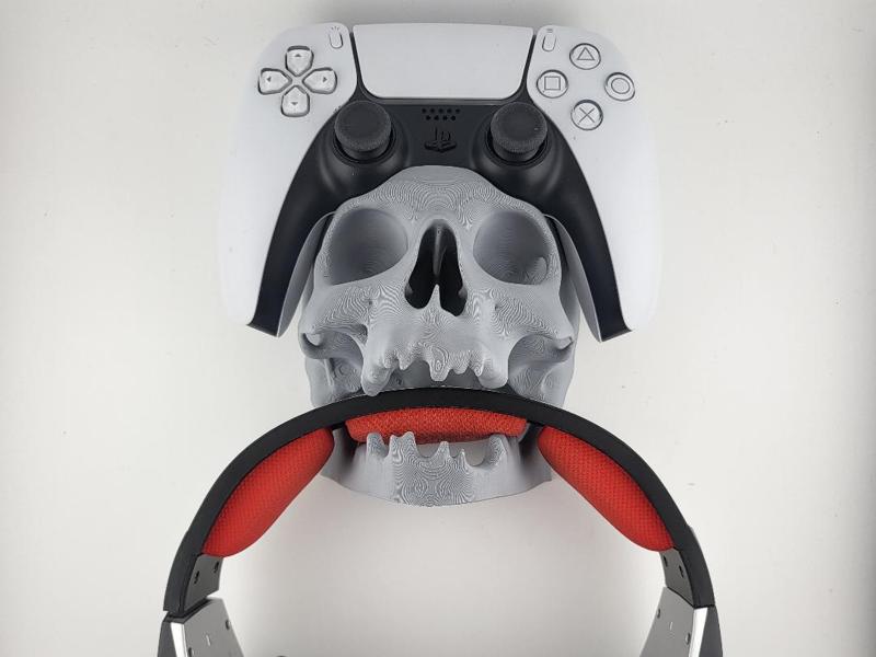 ps5 controller headphone skull playstation