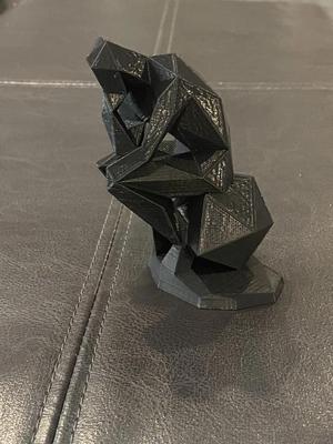 Low Poly D20 thinker