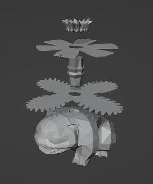 Pokemon Venusaur Lowpoly
