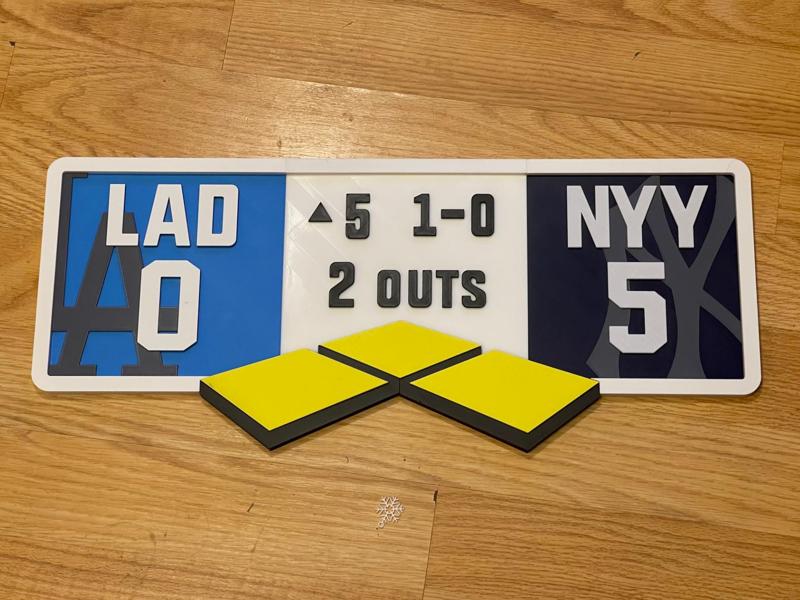 Dodgers 2024 World Series Scoreboard