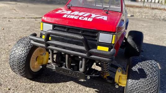 Tamiya Hilux Monster Racer and Nissan KingCab Front Bumper