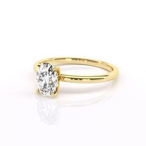 Oval Diamond Engagement Ring 8×6