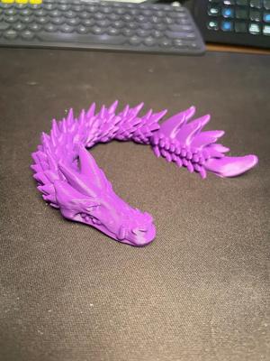 FLEXI FIDGET DRAGON PRINT IN PLACE