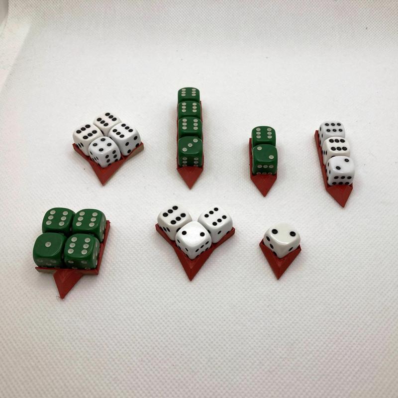Warhammer Wound Tracker 12mm D6 Dice