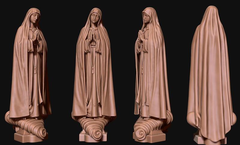 Virgin Fatima – Portugal – Jewerly – Masonry – Carpentry