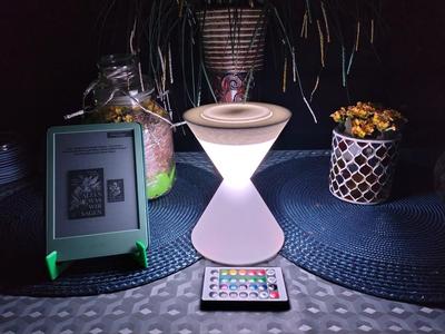 Hourglass LED night lamp for bedroom, porch or balcony