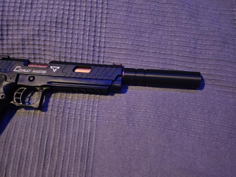 Silencer M1911 (JW3 TTI – Combat master) Airsoft