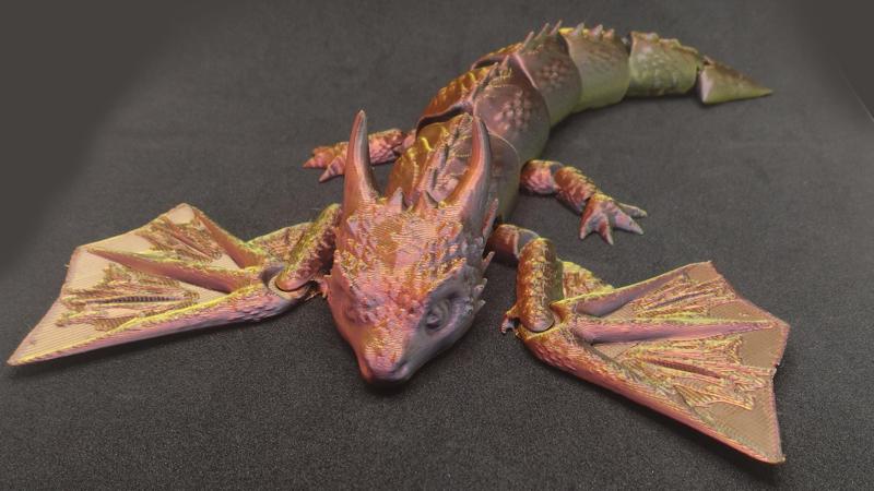 Articulated Baby Smaug Dragon Toy
