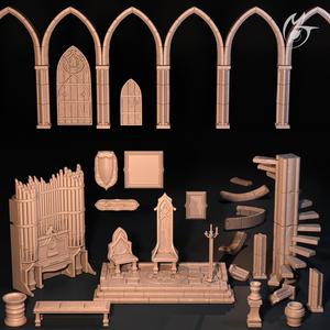 Throne Room Objects and Props