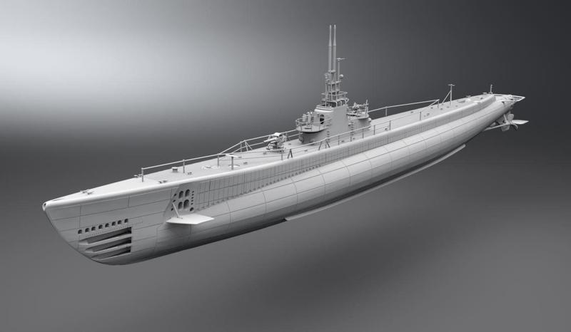 Gato class Submarine scale model