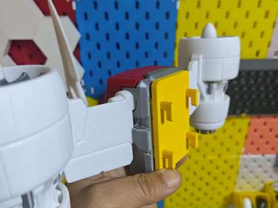 Robot flyer and backpack holder for IKEA pegboard