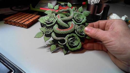Roses & Snake