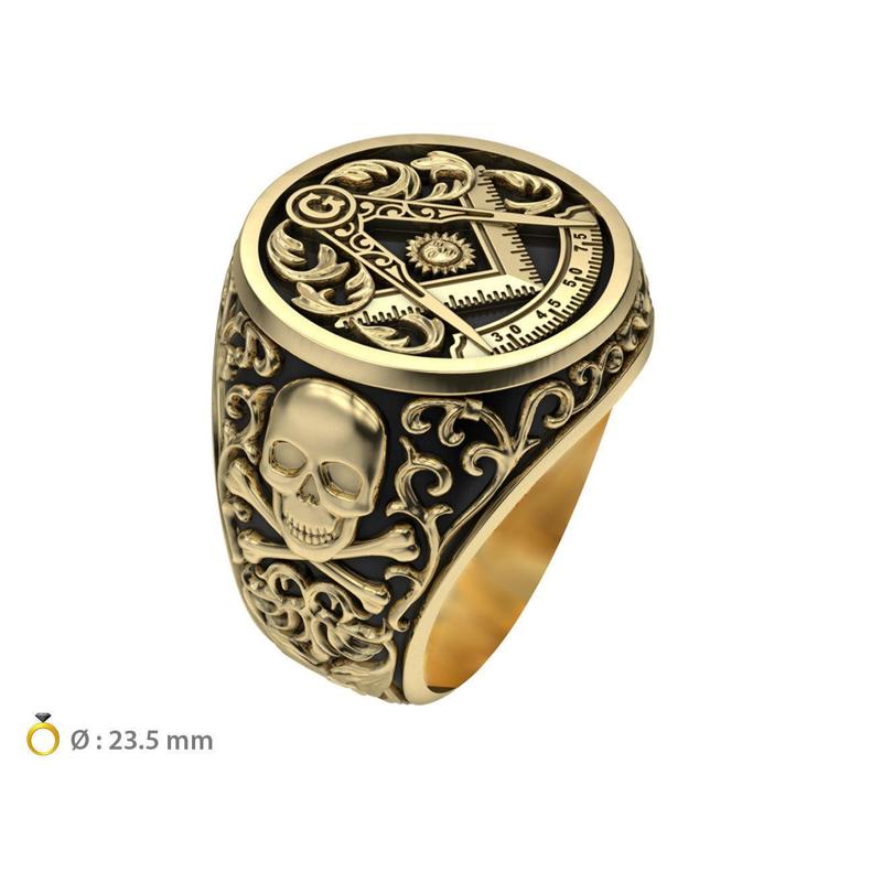 N233 Masonic ring