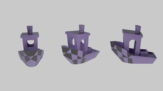 Benchy Lowpoly