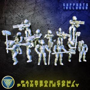 Space Ghoul Platoon Set