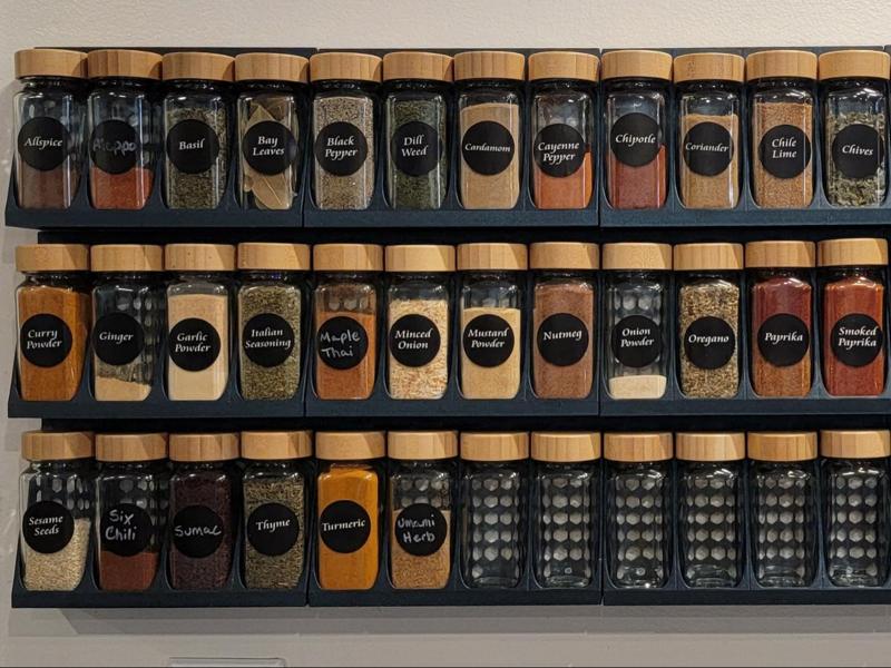 Spice World – Spice Rack – Wall Mounted – 4x