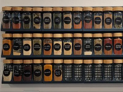 Spice World – Spice Rack – Wall Mounted – 4x