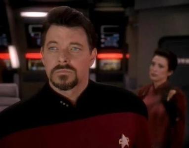 Tom Riker figure head- Star Trek TNG/DS9