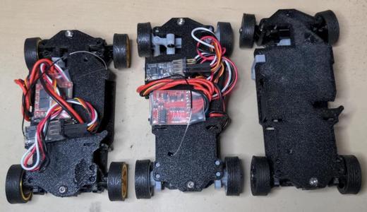 90/94/98/102/106mm frame for Fully Printed 4WD Drift Car Chassis (1:28)