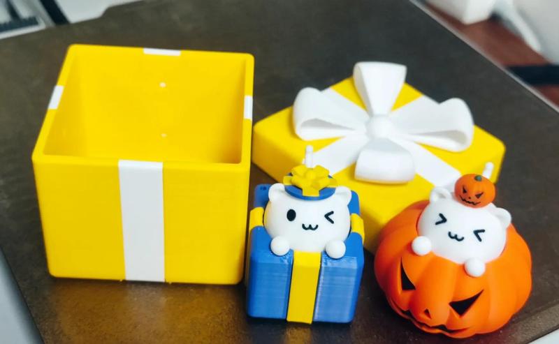 Christmas Gift Box (No AMS Glue Needed)
