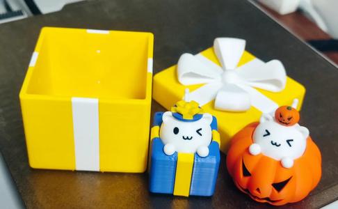 Christmas Gift Box (No AMS Glue Needed)