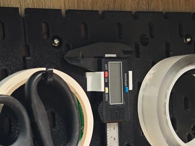 Pegboard Vernier Caliper Clip Holder
