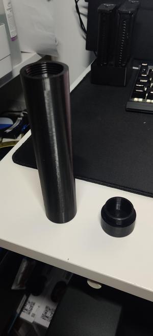200mm x 40mm Airsoft supressor – Work in Progress