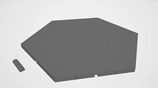 Blank Hex and Keys to attach hexes