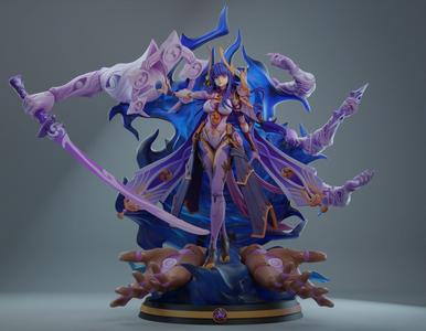 Raiden Shogun Boss 3d print   divide and full version