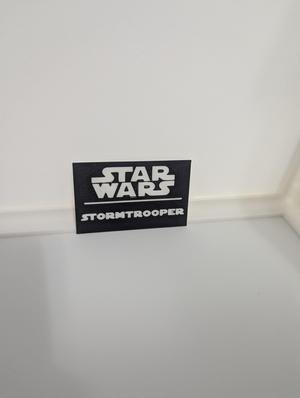Stormtrooper Multicolor Nameplates