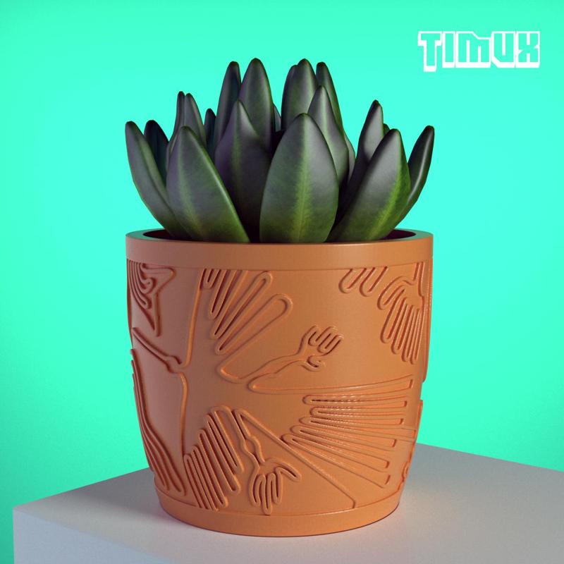 NAZCA LINES POT – ANCIENT PERUVIAN CULTURE DESIGN