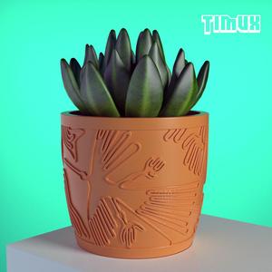 NAZCA LINES POT – ANCIENT PERUVIAN CULTURE DESIGN