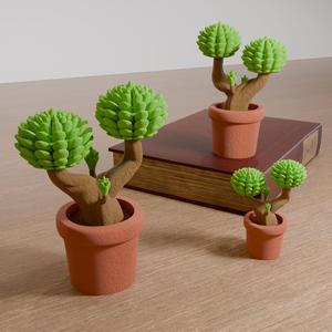 3D Printable Mini Tree STL + 3MF