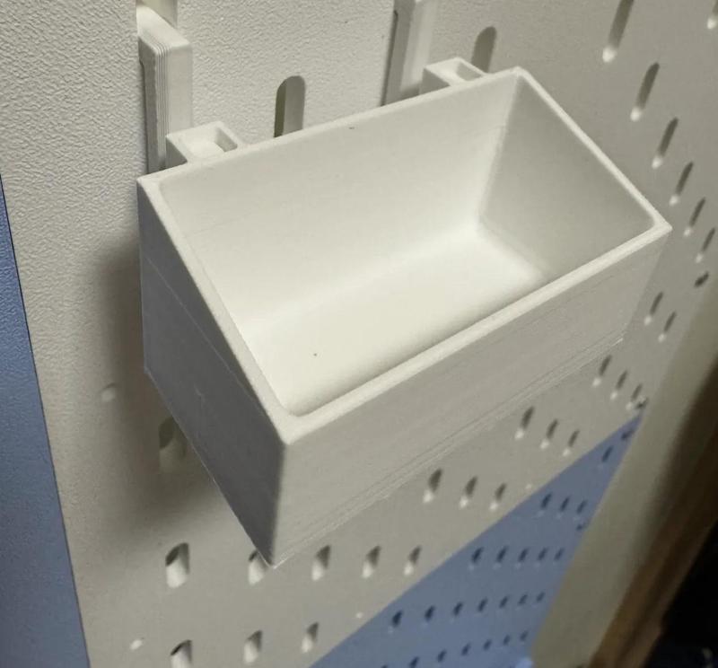 Pegboard Box with Hooks