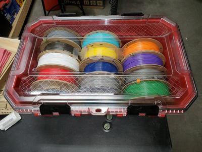 Parametric Husky Bin Filament Storage