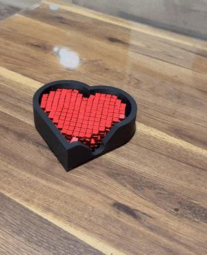 FLEXI HEART COASTER / VALENTINES GIFT / FIDGET TOY