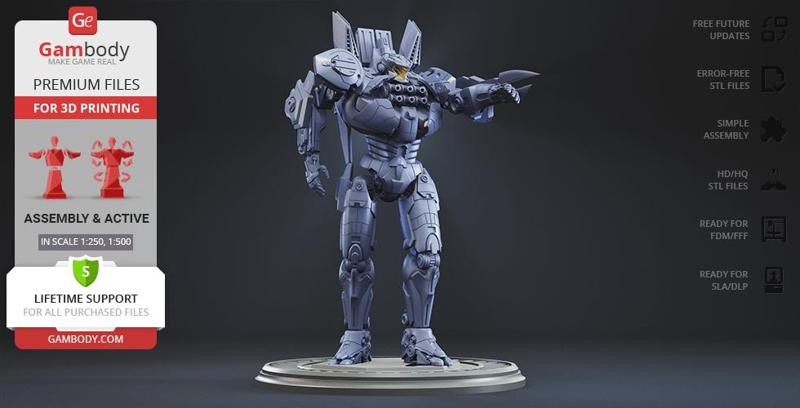 Striker Eureka 3D Printing Model | Assembly + Active
