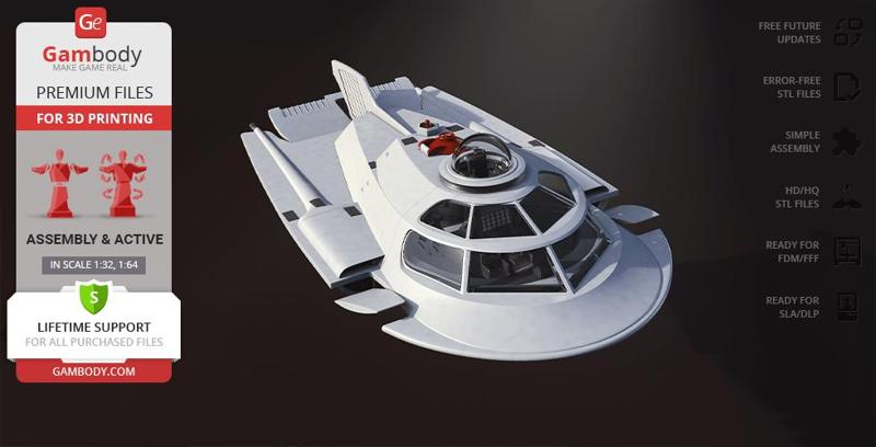 Proteus Submarine 3D Printing Model | Assembly