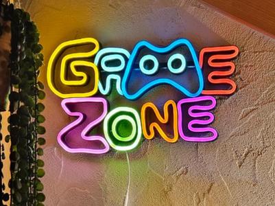 A great GAME ZONE neon sign