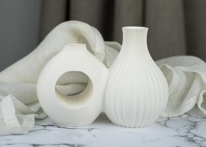 Duetto Vase – Modern Sculptural 3D Vase