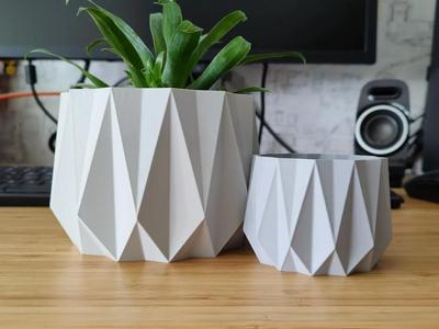 Tradicional crystal – Pot and planter for plants and flowers – vase mode print