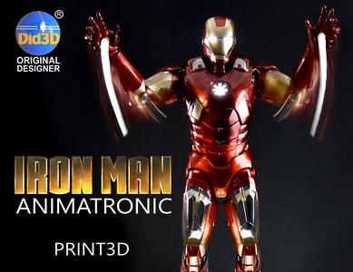 IRON MAN MRK7 ANIMATRONIQUE 62cm